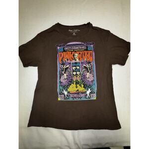 Pink Floyd Queen Elizabeth Hall 1967 Concert Retro Rock T-Shirt XS EUC